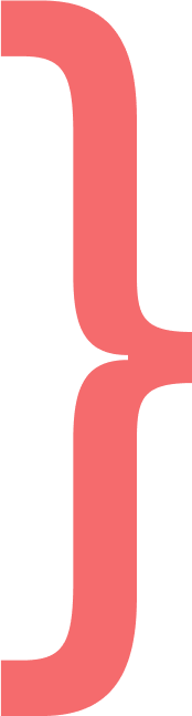 big text bracket graphic