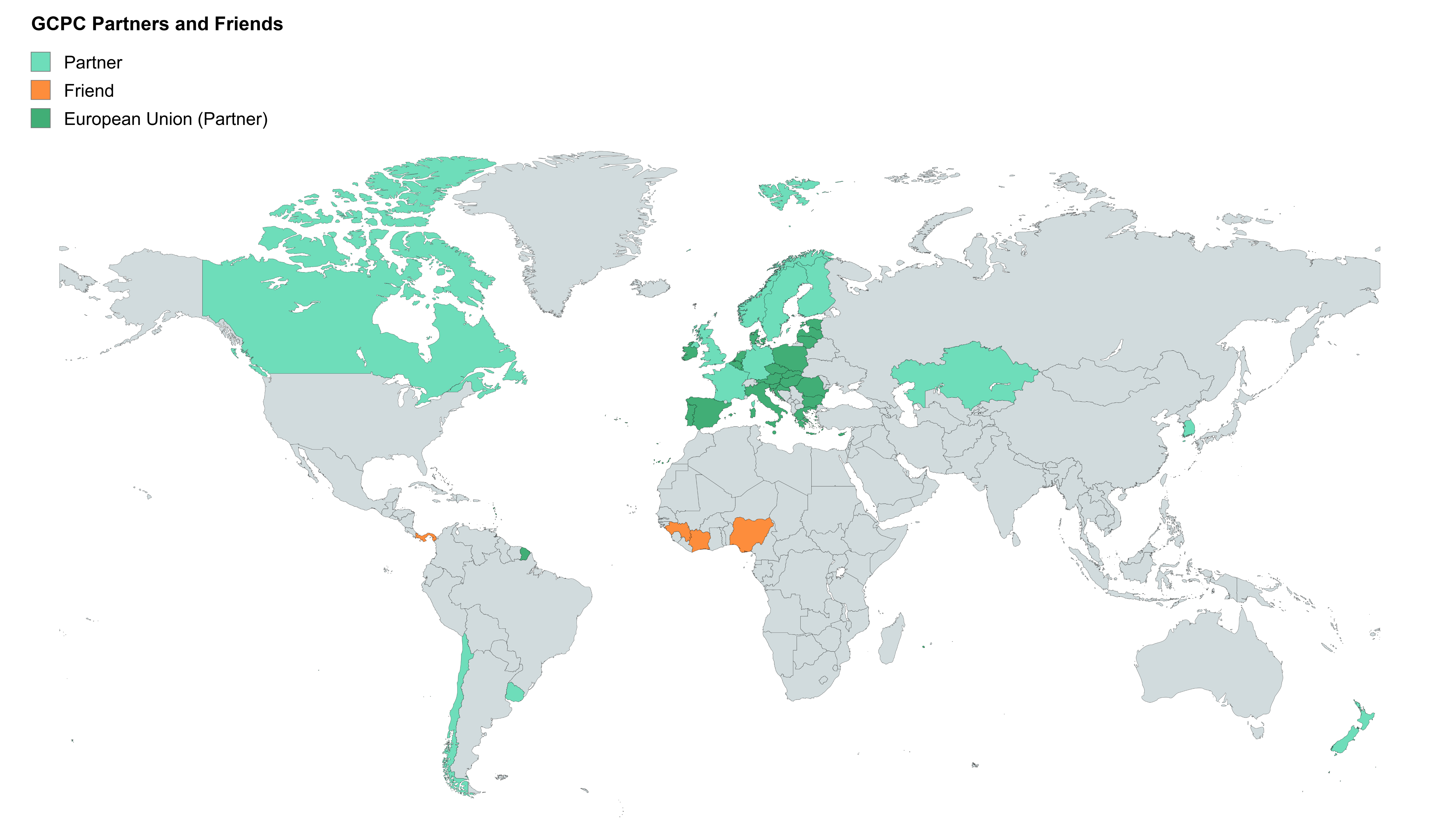 GCPC Map of Partners and Friends